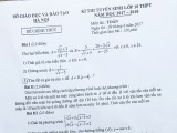 Tổng hợp đề thi môn toán vào lớp 10 từ năm 1988 đến 2013 thành phố Hà Nội