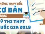 NHững Thay Đổi Cơ Bản Trong Kì Thi THPT Quốc Gia Năm 2019