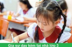 Trung tâm Gia sư Đại Học Y nhận gia sư lớp 3 tại nhà uy tín số 1 Hà Nội